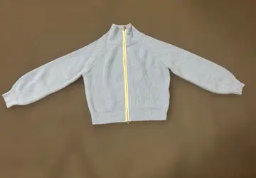 스카이블루 터틀 니트 지퍼 포함