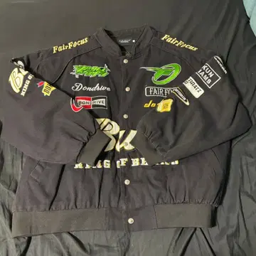 fair focus 레이싱 자켓 바시티 자켓
