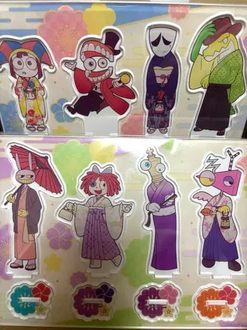 어메이징 디지털 서커스 기모노 아크릴 스탠드 세트