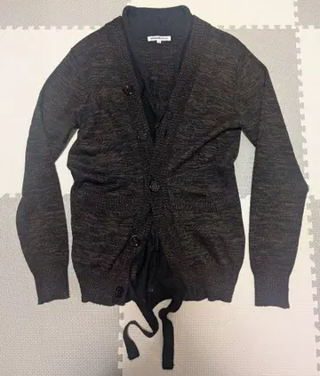 (새상품급) 세만틱 디자인 페이크 레이어드 가디건 사이즈 L