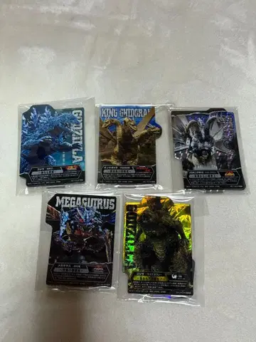 제일복권 고질라 괴수난무 F상 ACLLECT 5종