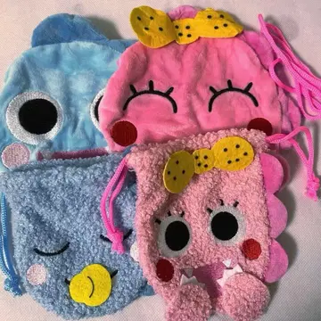 간코짱 봉제 인형 복조리 봉제 인형 미니백 4개 세트 간페짱