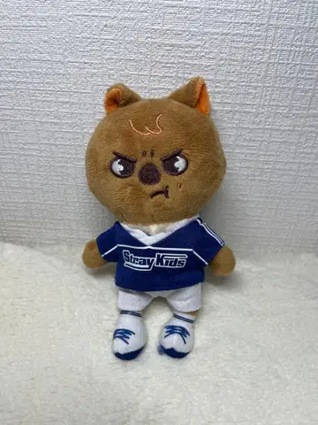 Stray Kids 봉제 인형 개 블루 화이트