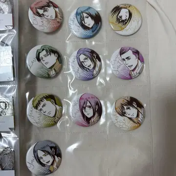 진격의 거인 트레이딩 캔뱃지 컬러 팔레트 Ver.