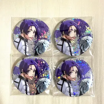 극장판 블루 록 에피소드 홀로그램 캔뱃지 세트 미카게 레오