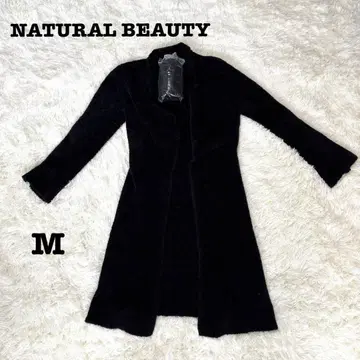 내추럴 뷰티 체스터 코트 블랙 롱 코트 M 벨트 포함