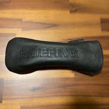 BRIEFING 블랙 가죽 골프헤드커버