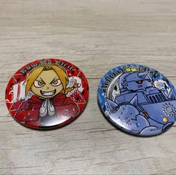 강철의 연금술사전 트레이딩 주얼리 캔뱃지 에드와 알 2점