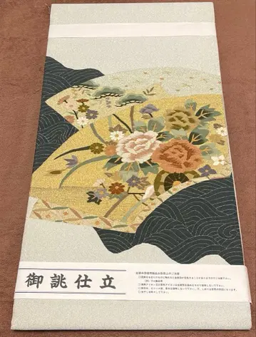 새상품 고급 후쿠로 오비 츠즈레 아키츠즈레 부품 자수 금은 포멀