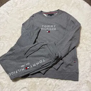 TOMMY HILFIGER 그레이 맨투맨 셋업
