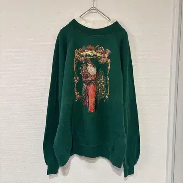 MORNING SUN 산타 프린트 트레이닝복