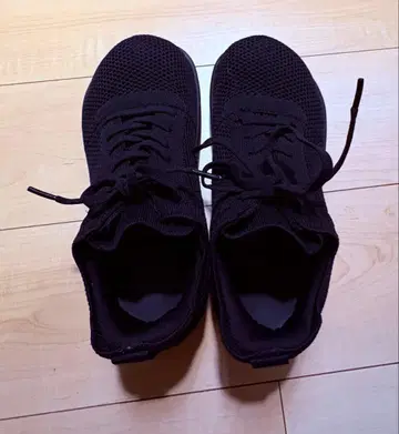 쿠바키 Racbaki 소프트 스니커즈 라이트 와이드 블랙 M 사이즈