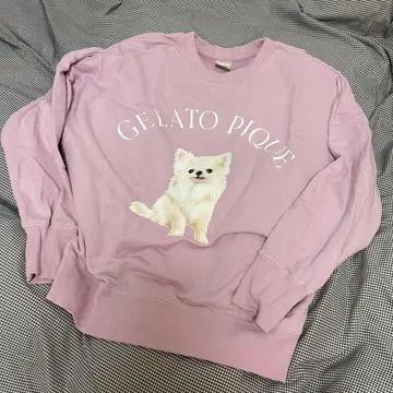 인기 gelato pique 트레이닝복 강아지 프린트 핑크 치와와 프리