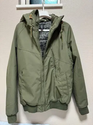 VOLCOM 블루종 카키색 남성용 S 사이즈