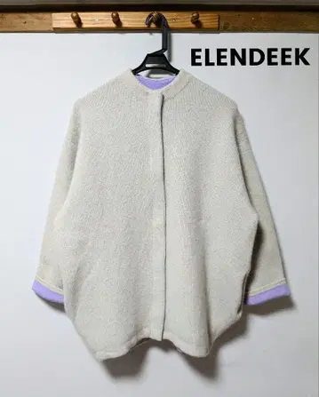 ELENDEEK 엘렌딕 라쿤 가디건 아이보리