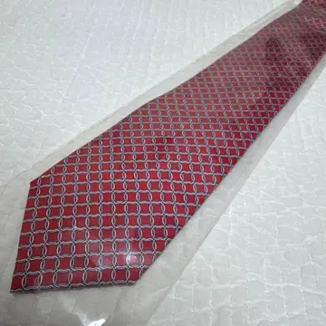 새상품급 브룩스브라더스 넥타이 올 패턴 빨간색 보르도