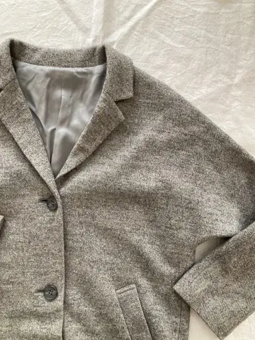 motomi.m 돌먼 슬리브 울 코트