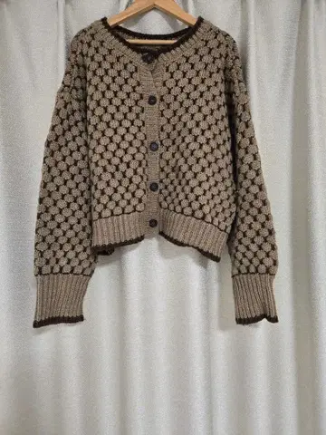 LOWRYSFARM 가디건 베이지 브라운 프리 사이즈