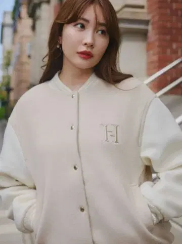 herlipto H Logo Varsity Jacket S