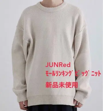 JUNRed 몰 링킹 빅 니트