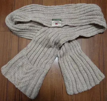 아일랜드 제 carraig donn 울 100% 베이지 머플러