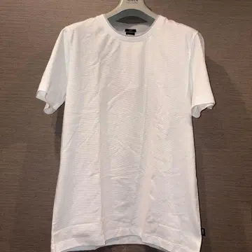BOSS 화이트 슬림핏 T셔츠