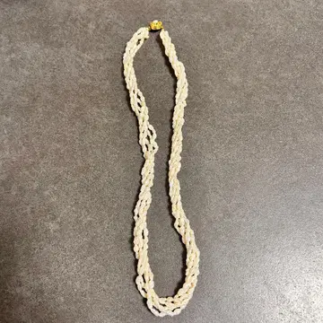 라이스펄 양귀비 진주 목걸이 진주