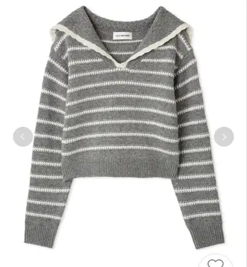 릴리 브라운 세일러 카라 니트