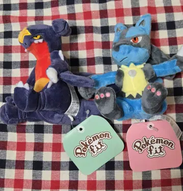 포켓몬 fit 봉제 인형 루카리오 가브리아스