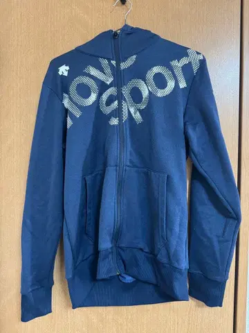 Move Sport 네이비 풀 집업 후드티