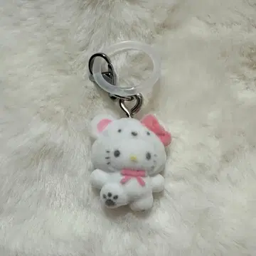 산리오 메지루시 액세서리 포근포근 스노우 헬로키티