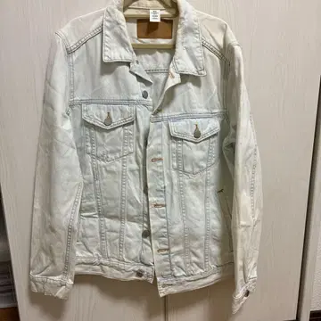 &DENIM 화이트 데님 자켓