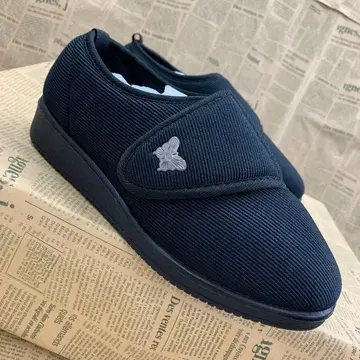 새상품 여성용 23.0cm 나비 벨크로 테이프 재활 신발 블랙 626