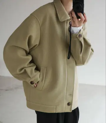 select MOCA by son 빅 실루엣 미들 코트