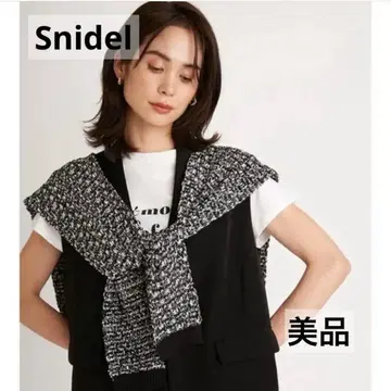 [새상품급] Snidel 스나이델 오버숄더 니트