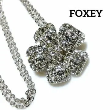 새상품급 FOXEY 플라워 2way 목걸이 & 브로치