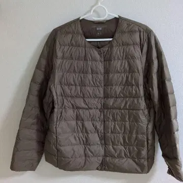 UNIQLO ULTRA LIGHT DOWN XL 브라운 다운 자켓