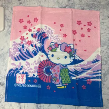 [ 일본 한정판 ] 헬로키티 타월 손수건