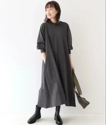 SLOBE IENA 소프트 기모 쭈리 롱 원피스