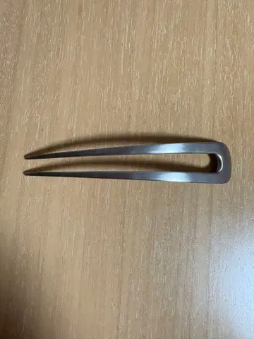 캐스트 메탈 U자형 헤어핀 실버