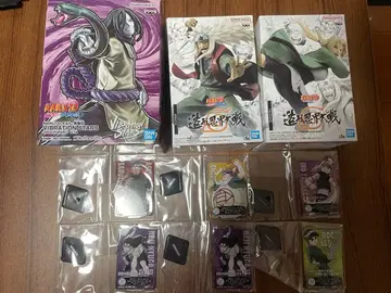 나루토 조형 인계대전 피규어 세트 지라이야 츠나데 오로치마루 덤 부속