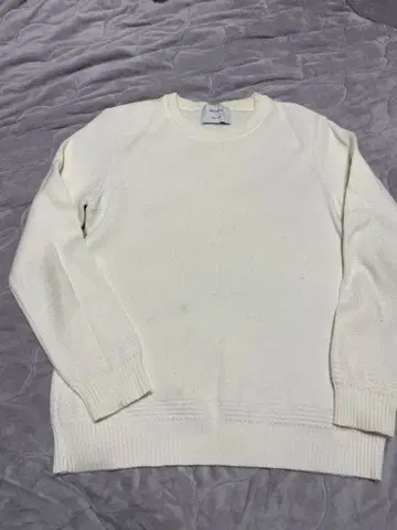 STUDIOUS 화이트 니트 스웨터 사이즈 1