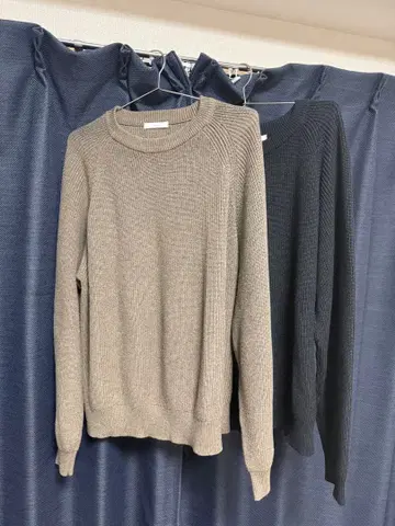 STANDARD AZE MELANGE KNIT 2벌 세트