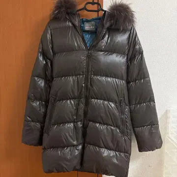 새상품급 DUVETICA 다운 자켓 40 사이즈 다크 브라운