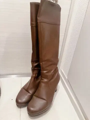 에스페란자 브라운 롱 부츠 M