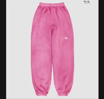 핑크 코튼 조거 팬츠 프리 사이즈