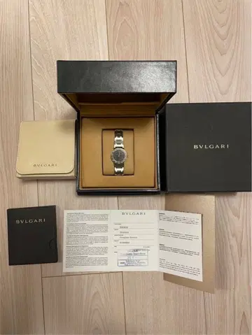 불가리 손목시계 컴플리트 서비스 완료 BB26SS