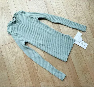 [ 새상품 ] FRAY.ID 핸드 워셔블 풀오버 상의 리브 긴팔