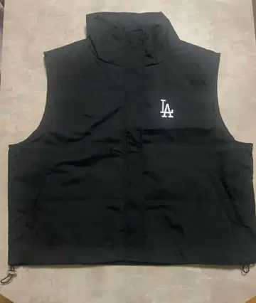 미사용 새상품 MLB 로스앤젤레스 다저스 베스트 LL 블랙 로고 자수