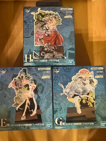 원피스 대해적백경 야마토 핸콕 캐럿 피규어 세트